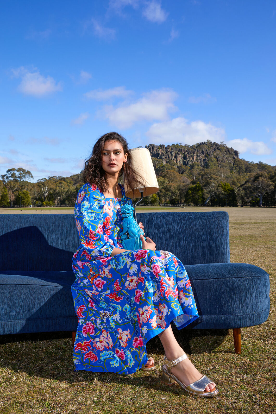 Gorman NZ - Zebra Crossing Long Dress - print
