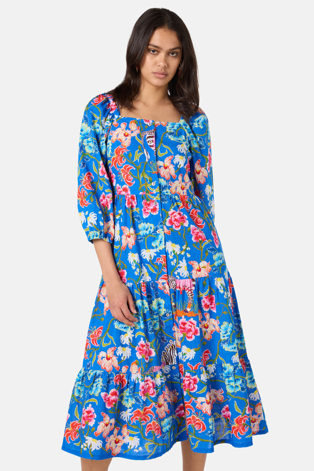 Gorman NZ - Zebra Crossing Long Dress - print