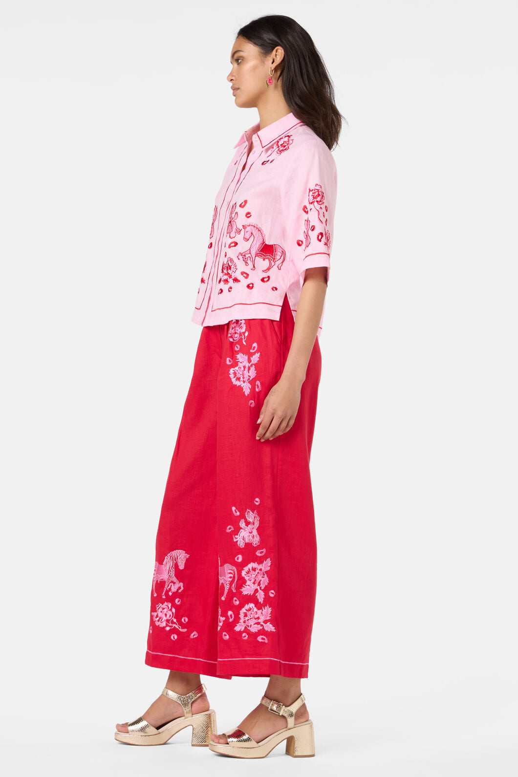 Gorman NZ - Ainslee Anglaise Shirt - pink