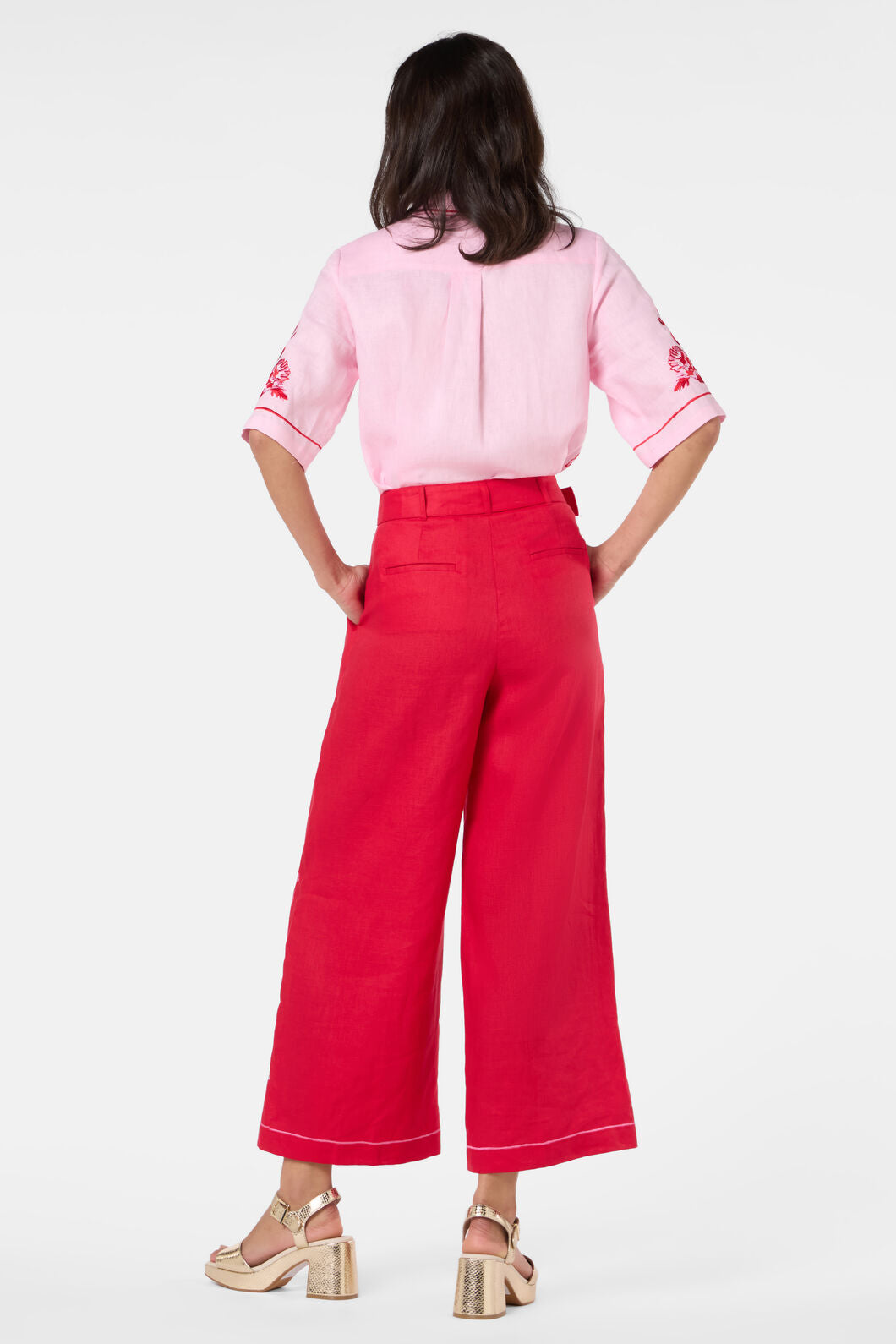 Gorman NZ - Ainslee Anglaise Pant - red