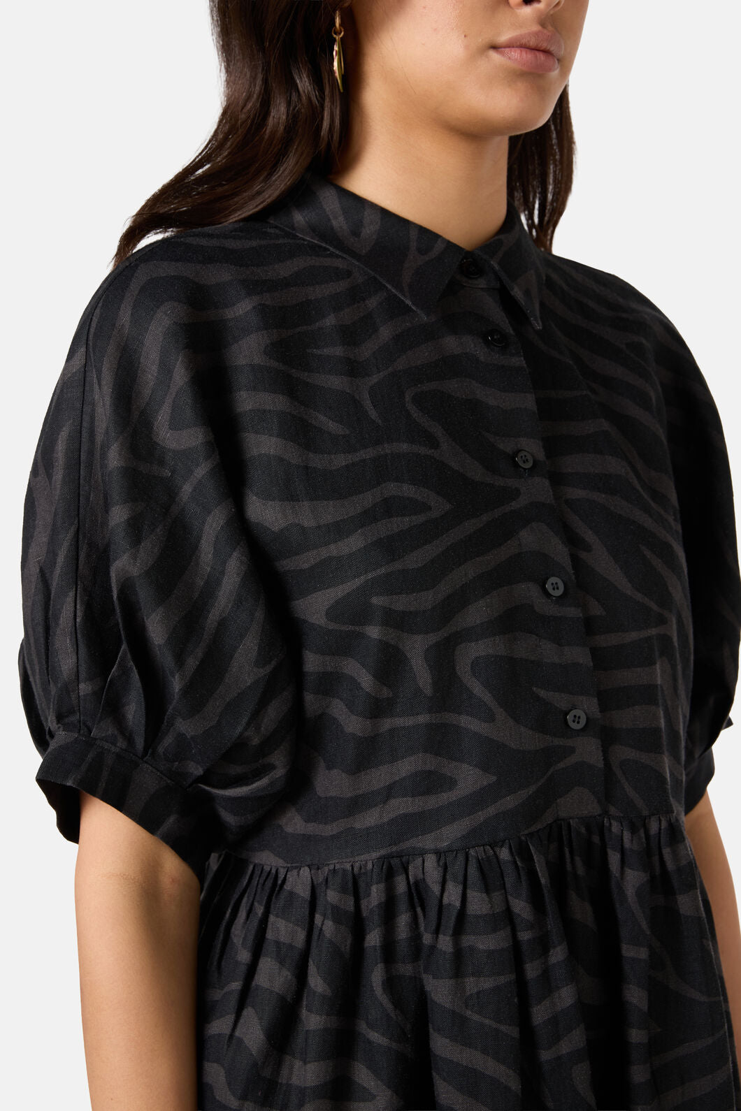 Gorman NZ - Racing Stripes Balloon Dress - print