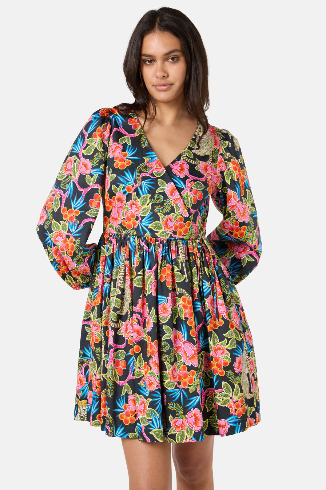 Gorman NZ - Plum Harvest Smock Dress - print