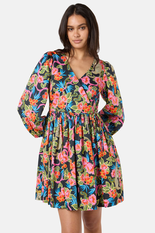 Gorman NZ - Plum Harvest Smock Dress - print