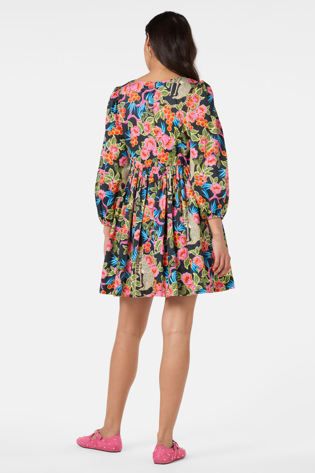 Gorman NZ - Plum Harvest Smock Dress - print