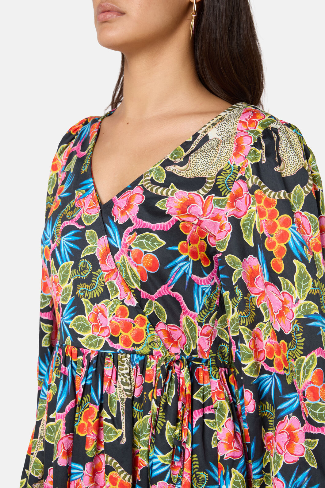 Gorman NZ - Plum Harvest Smock Dress - print