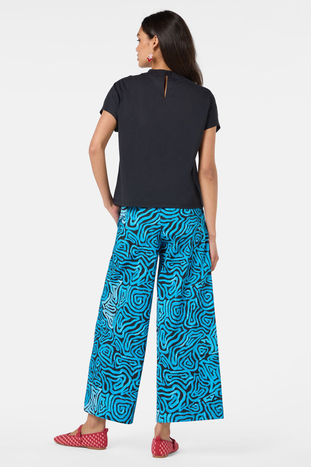 Gorman NZ - Plum Harvest Placement BoxyTee - black