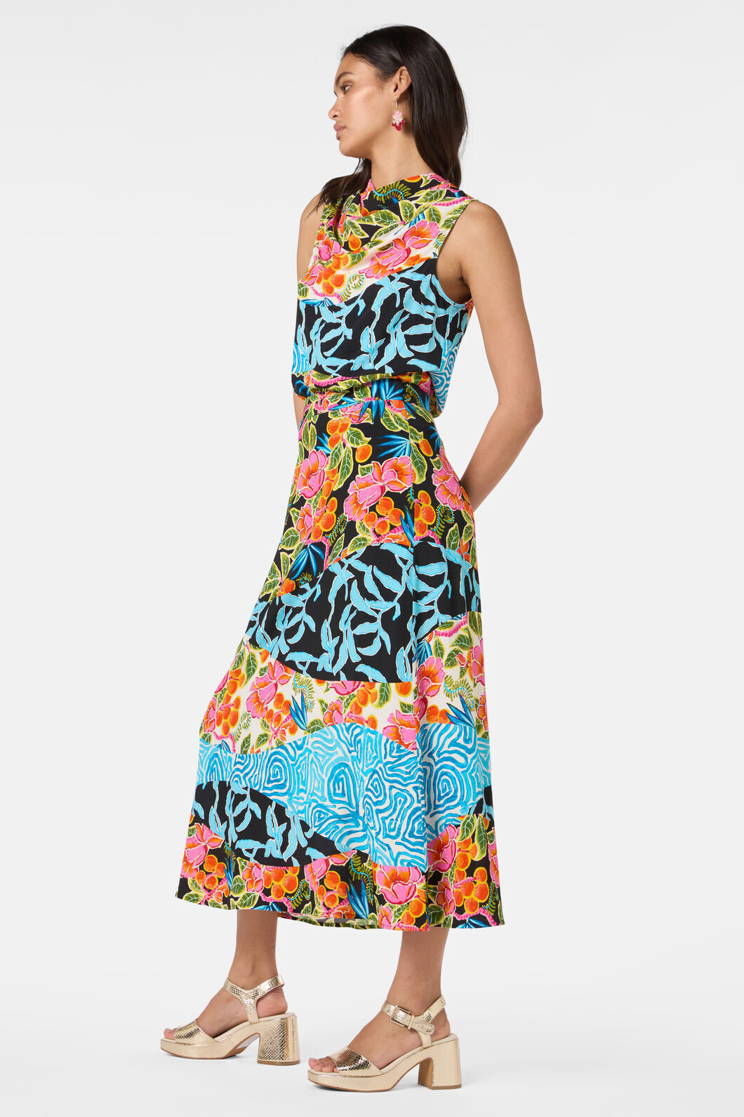 Gorman NZ - Plum Harvest Patchwork Skirt - print