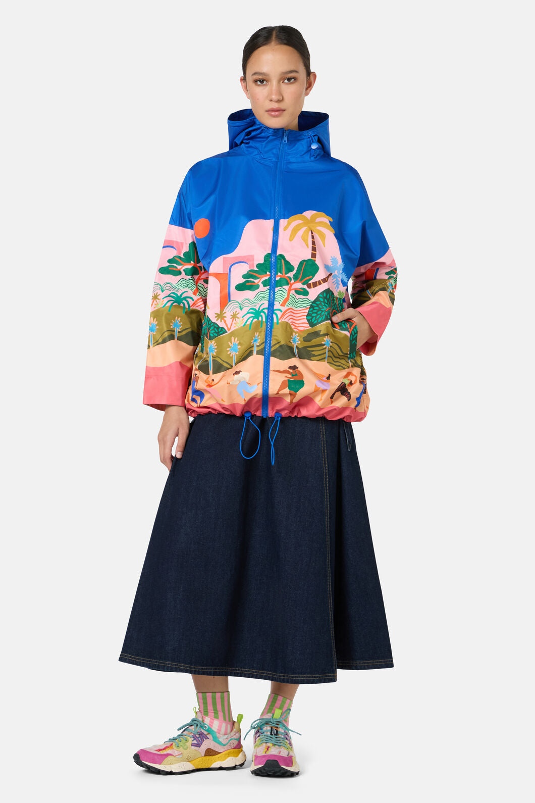 Gorman NZ - Hidden Paradise Raincoat - print