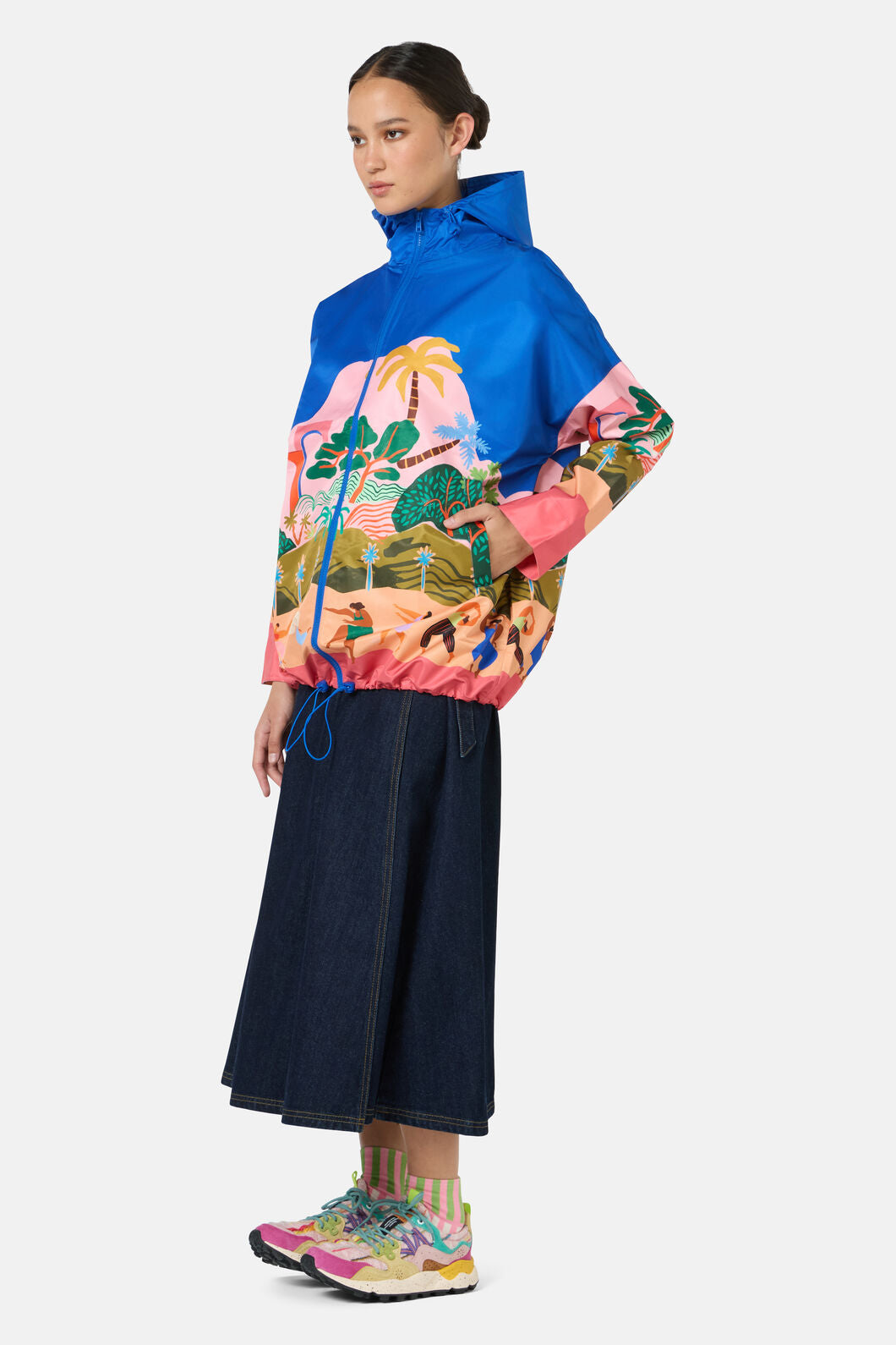 Gorman NZ - Hidden Paradise Raincoat - print