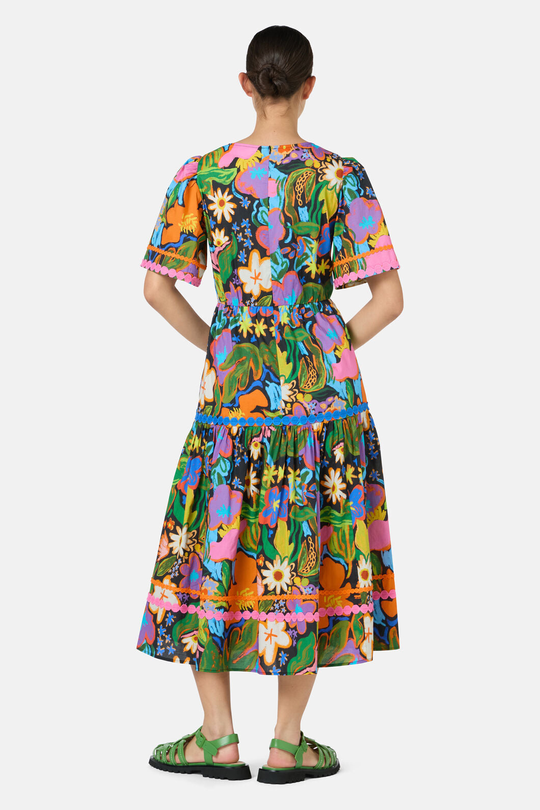 Gorman NZ - Midnight Garden Tiered Dress - print
