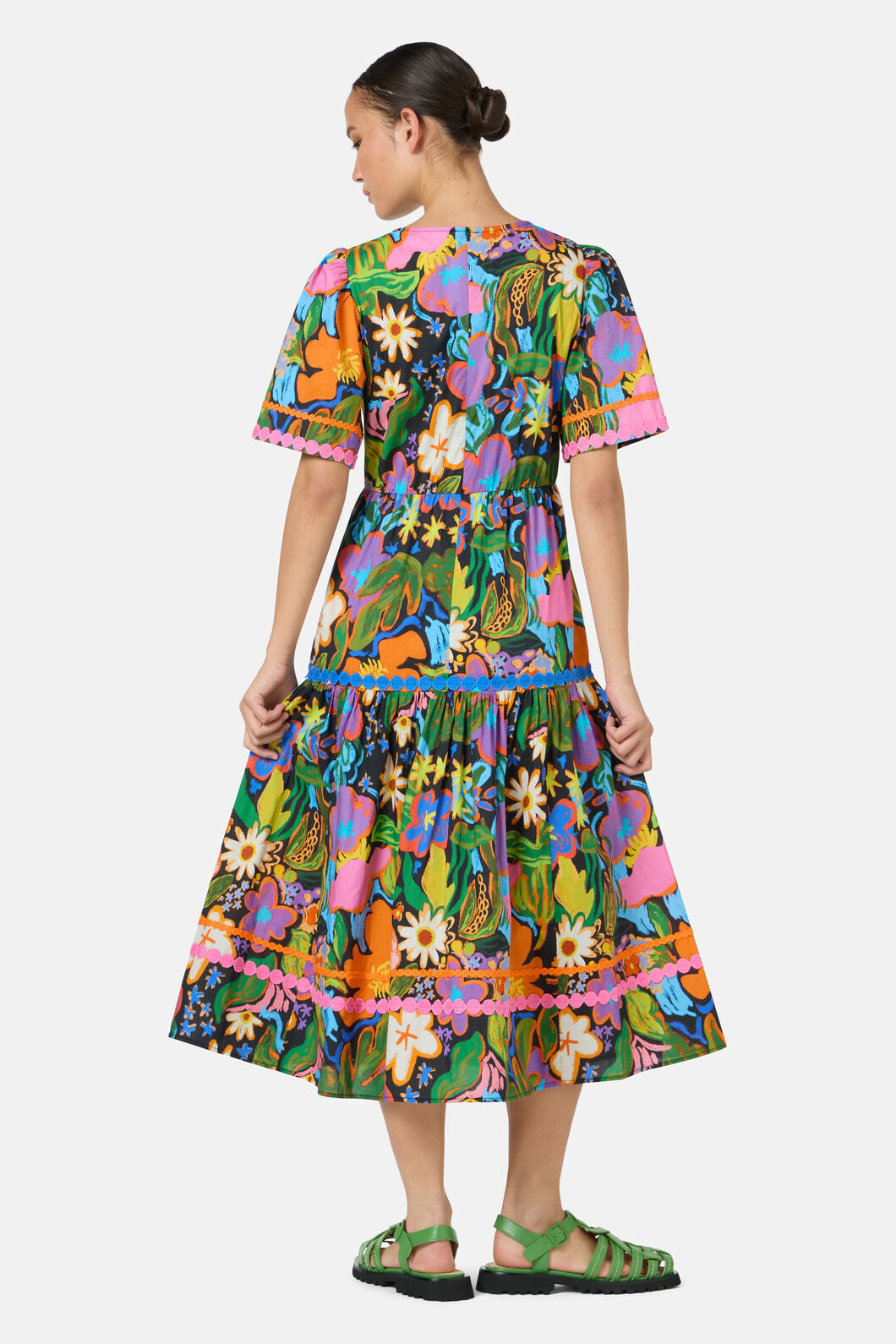 Gorman NZ - Midnight Garden Tiered Dress - print