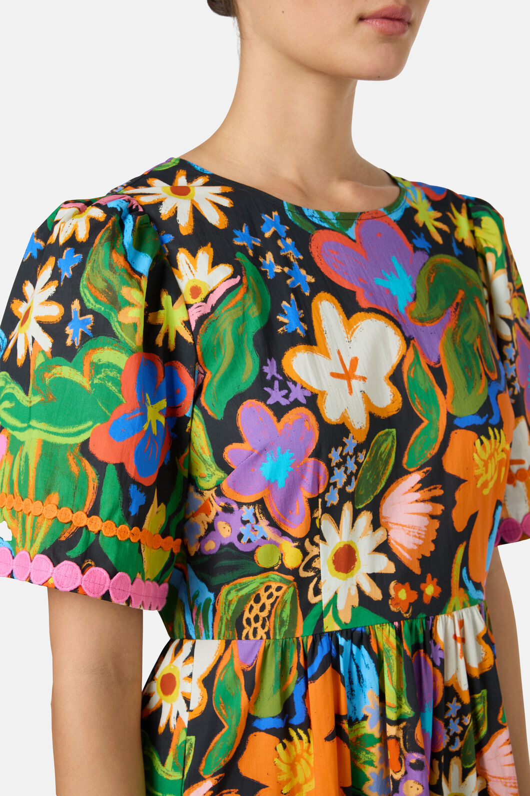 Gorman NZ - Midnight Garden Tiered Dress - print