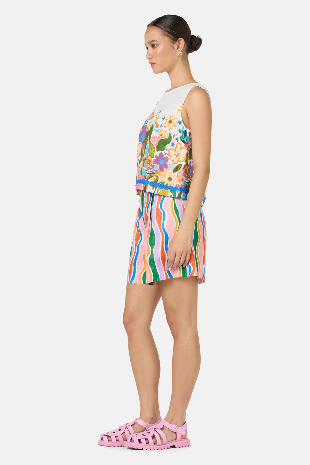 Gorman NZ - Midnight Garden Tank - print