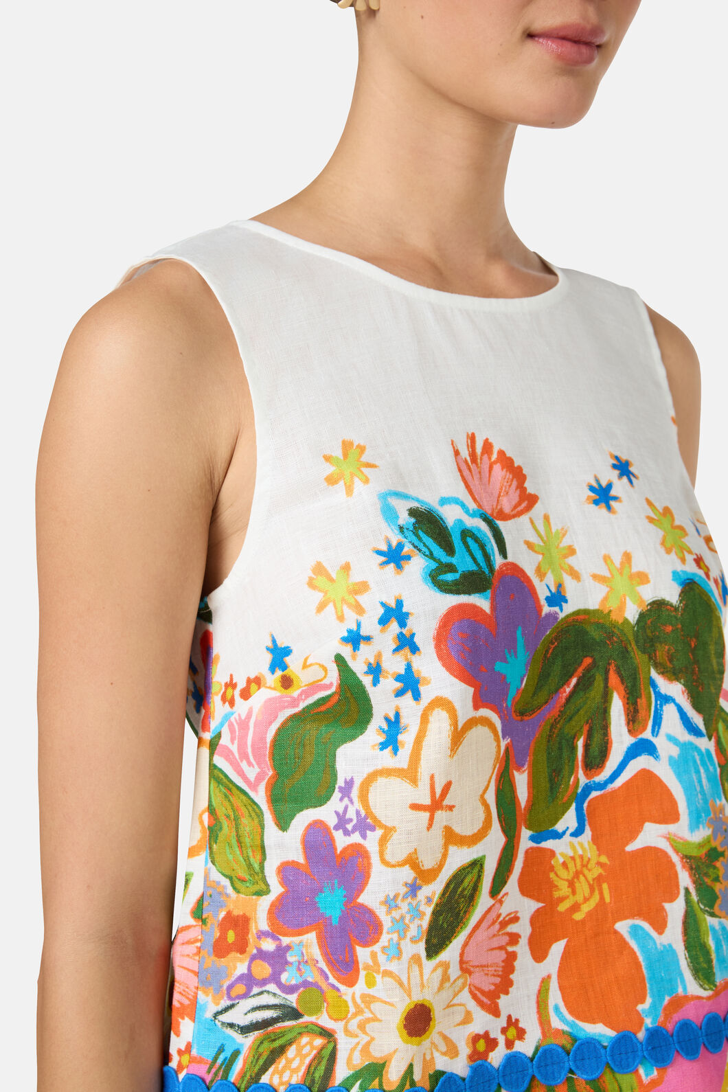 Gorman NZ - Midnight Garden Tank - print