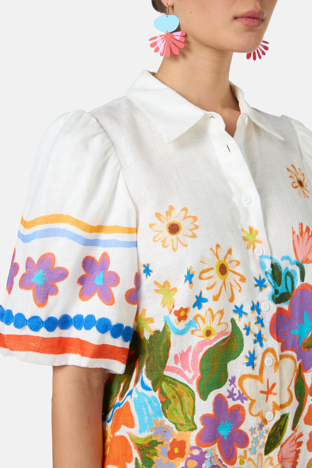 Gorman NZ - Midnight Garden Shirt Dress - print