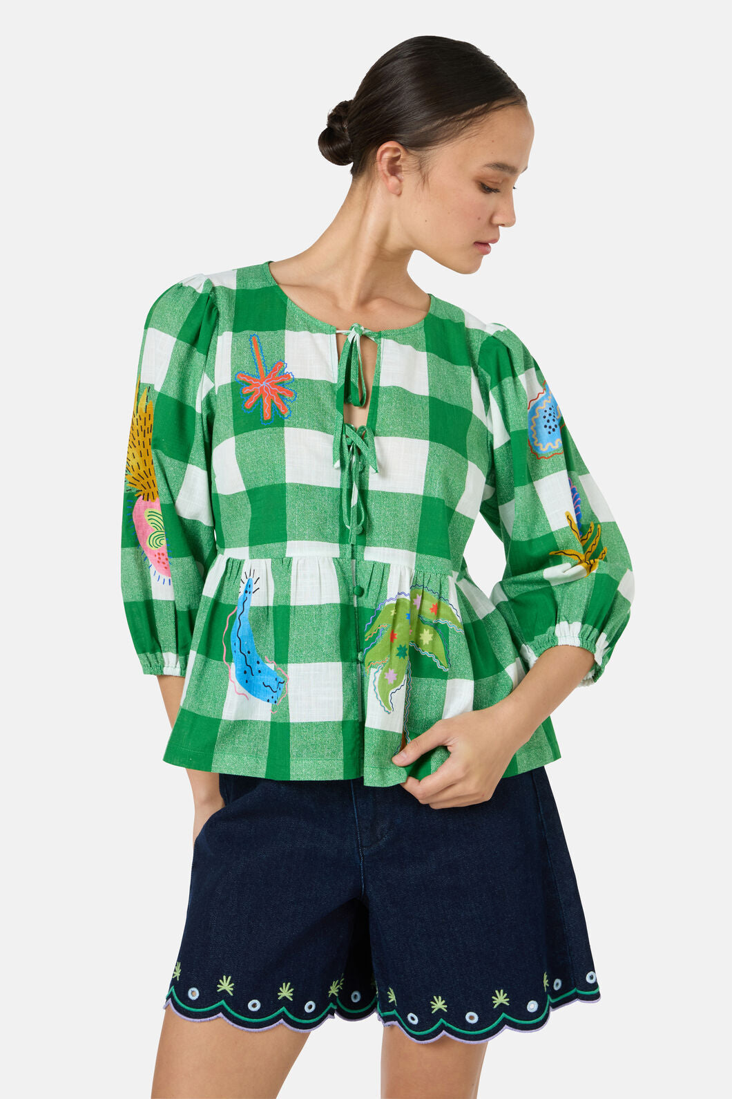 Gorman NZ - Rainforest Diaries Blouse - check