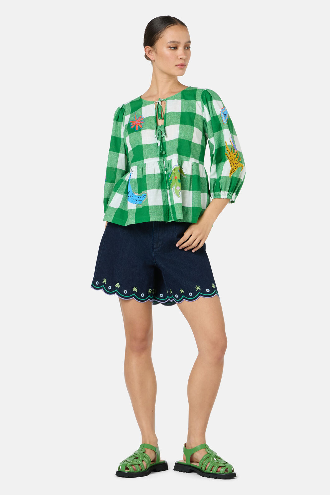 Gorman NZ - Rainforest Diaries Blouse - check