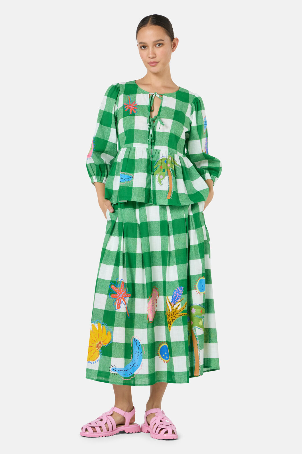 Gorman NZ - Rainforest Diaries Blouse - check