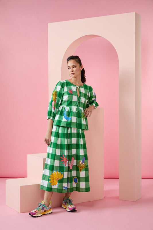 Gorman NZ - Rainforest Diaries Blouse - check