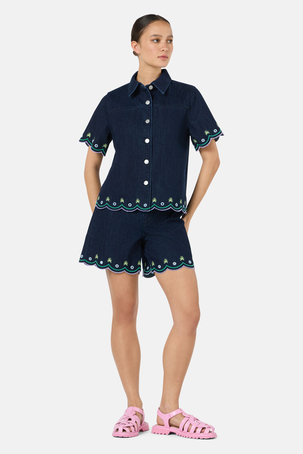 Gorman NZ - Greta Denim Short - indigo