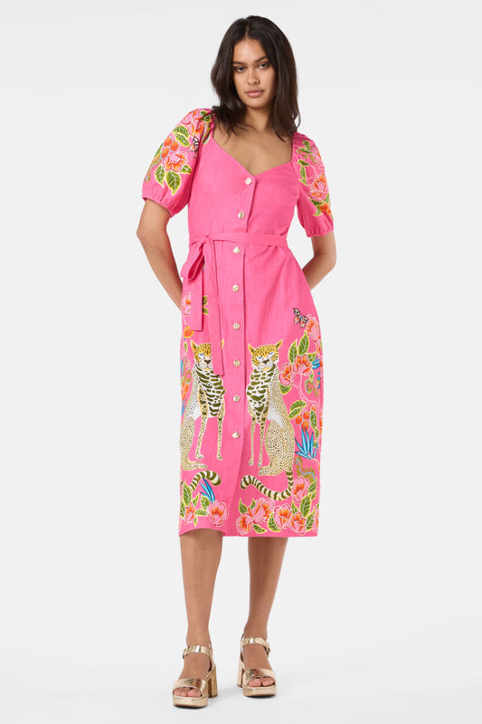 Gorman NZ - Plum Harvest Party Dress - print