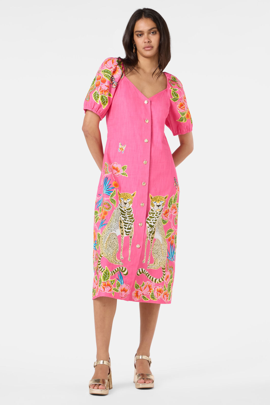 Gorman NZ - Plum Harvest Party Dress - print