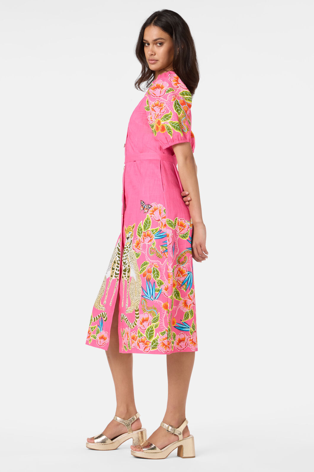 Gorman NZ - Plum Harvest Party Dress - print