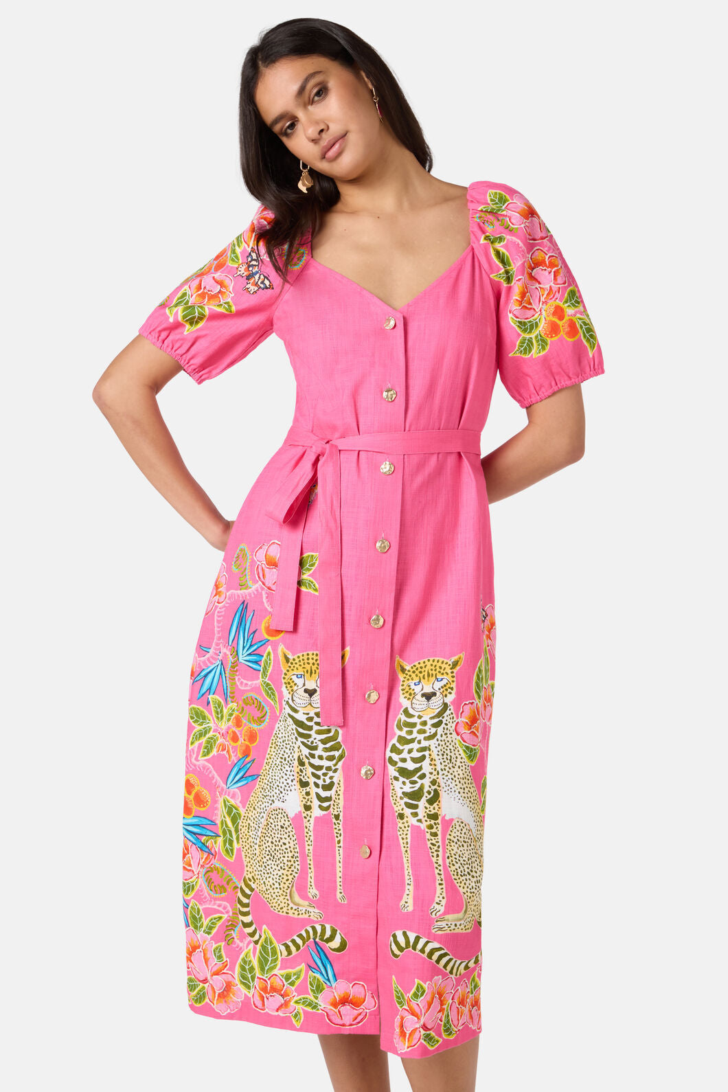 Gorman NZ - Plum Harvest Party Dress - print