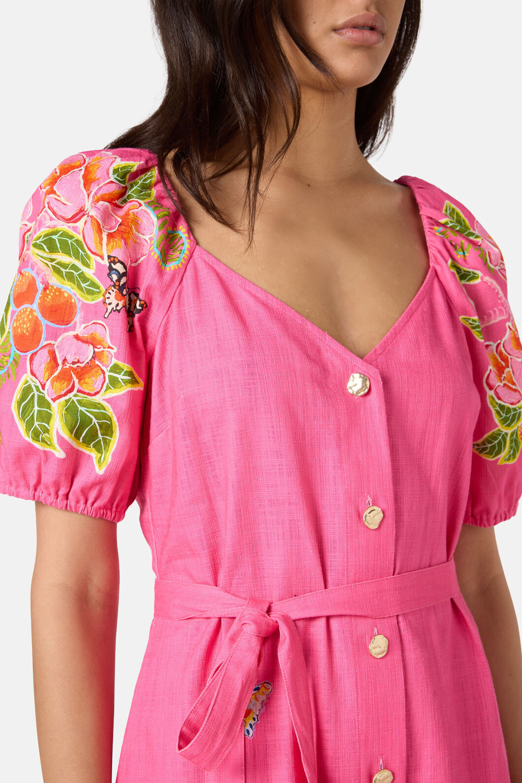 Gorman NZ - Plum Harvest Party Dress - print