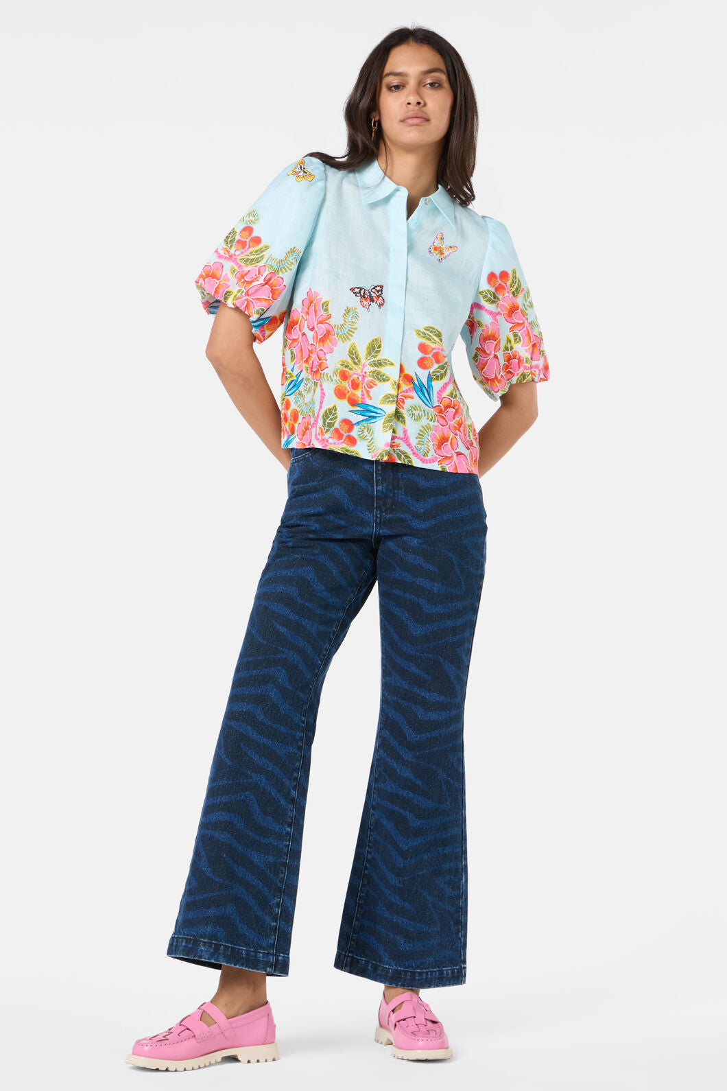 Gorman NZ - Plum Harvest Shirt - print