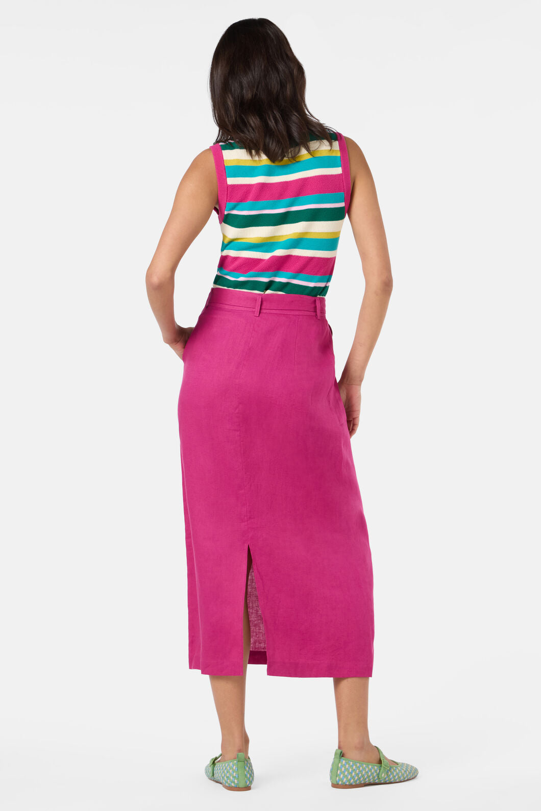 Gorman NZ - Dahlia Midi Skirt - raspberry