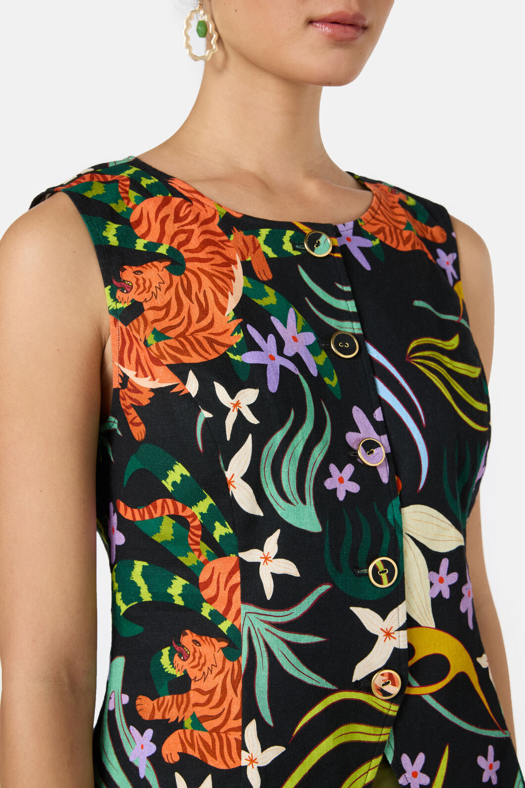 Gorman NZ - Dancing Playmates Vest - print