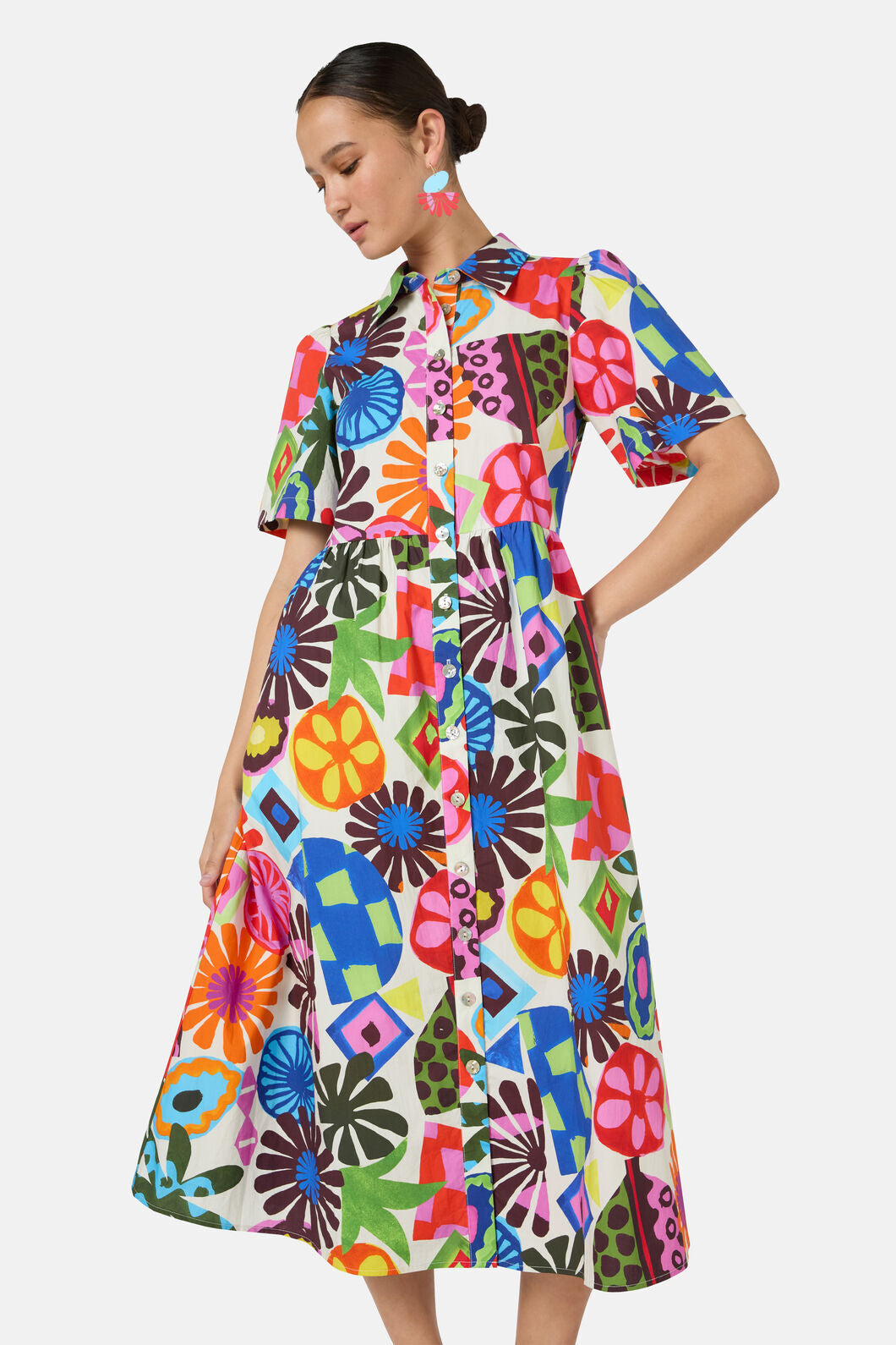 Gorman NZ - Tropic Pop Shirt Dress - print