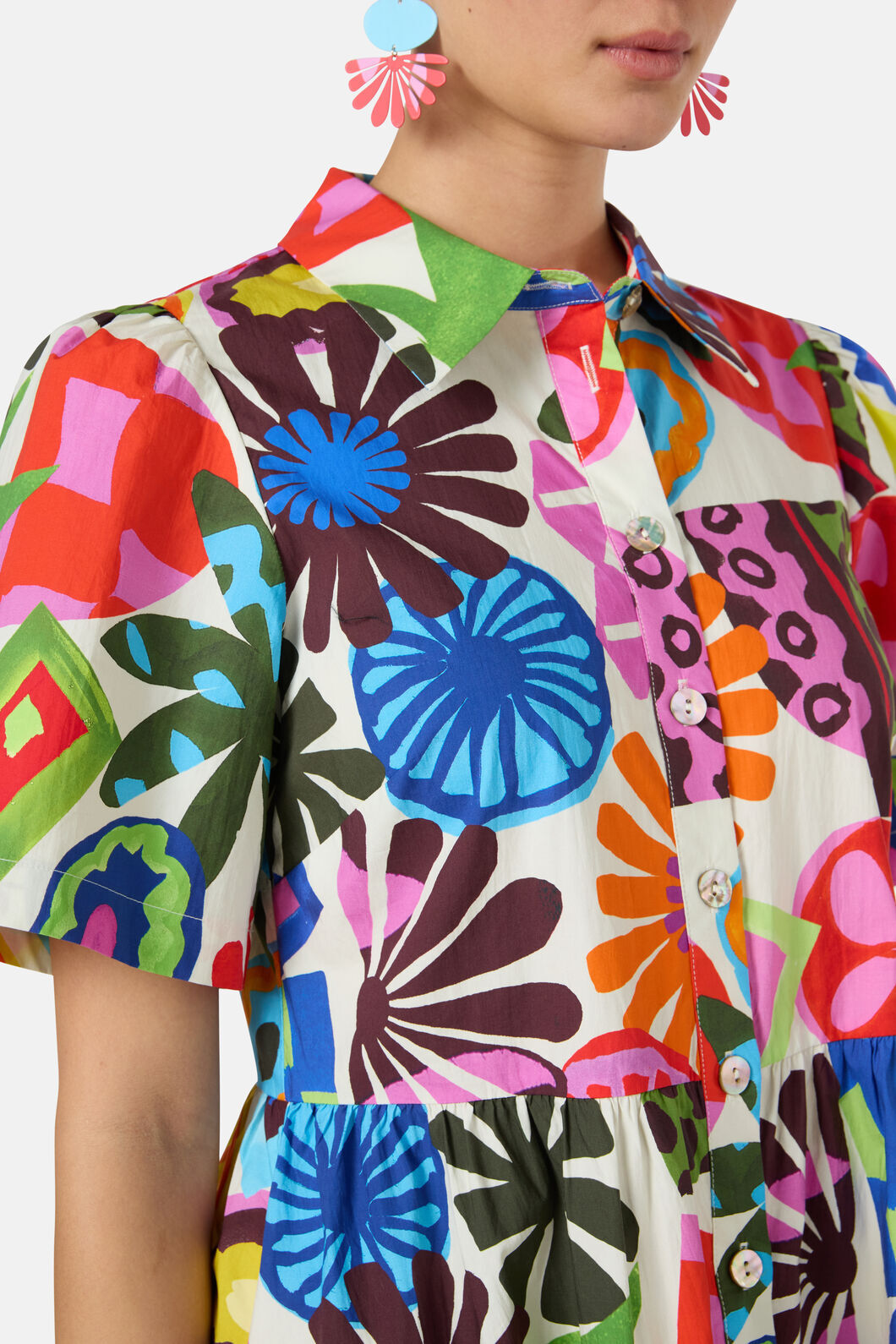 Gorman NZ - Tropic Pop Shirt Dress - print