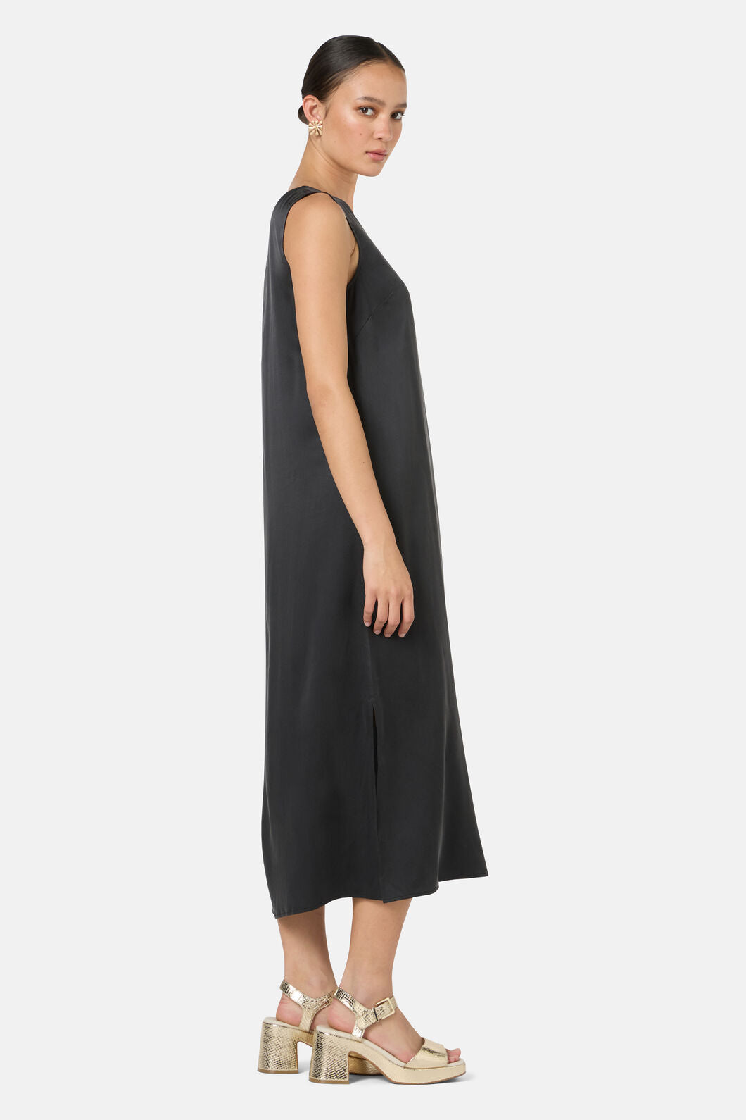 Gorman NZ - Kirby Sandwashed Silk Dress - black