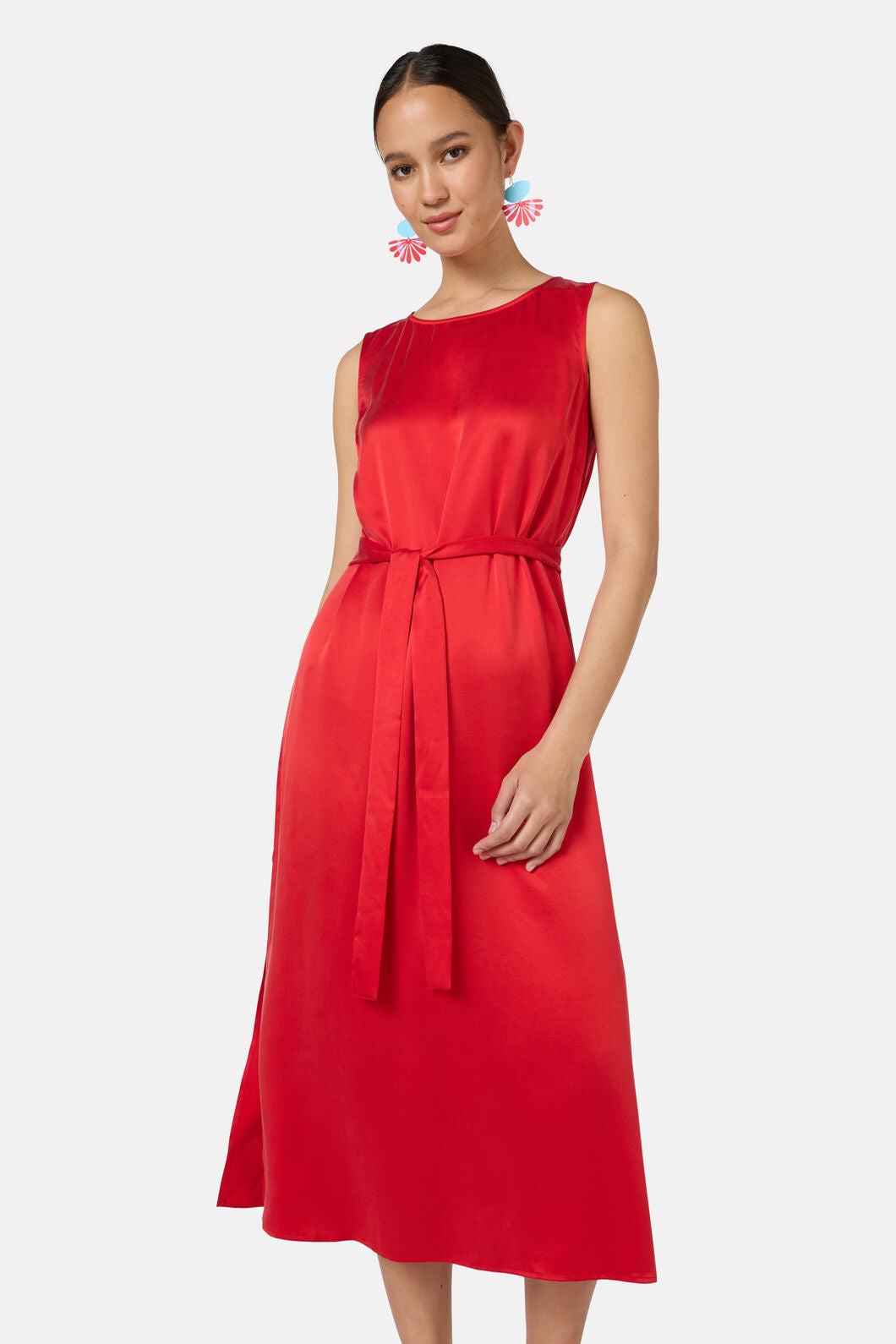 Gorman NZ - Kirby Sandwashed Silk Dress - red