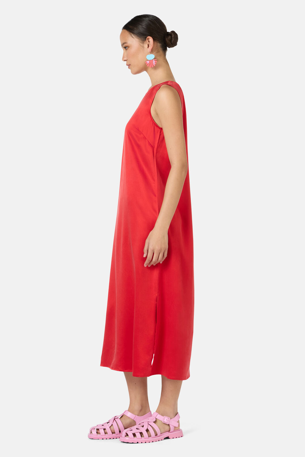Gorman NZ - Kirby Sandwashed Silk Dress - red