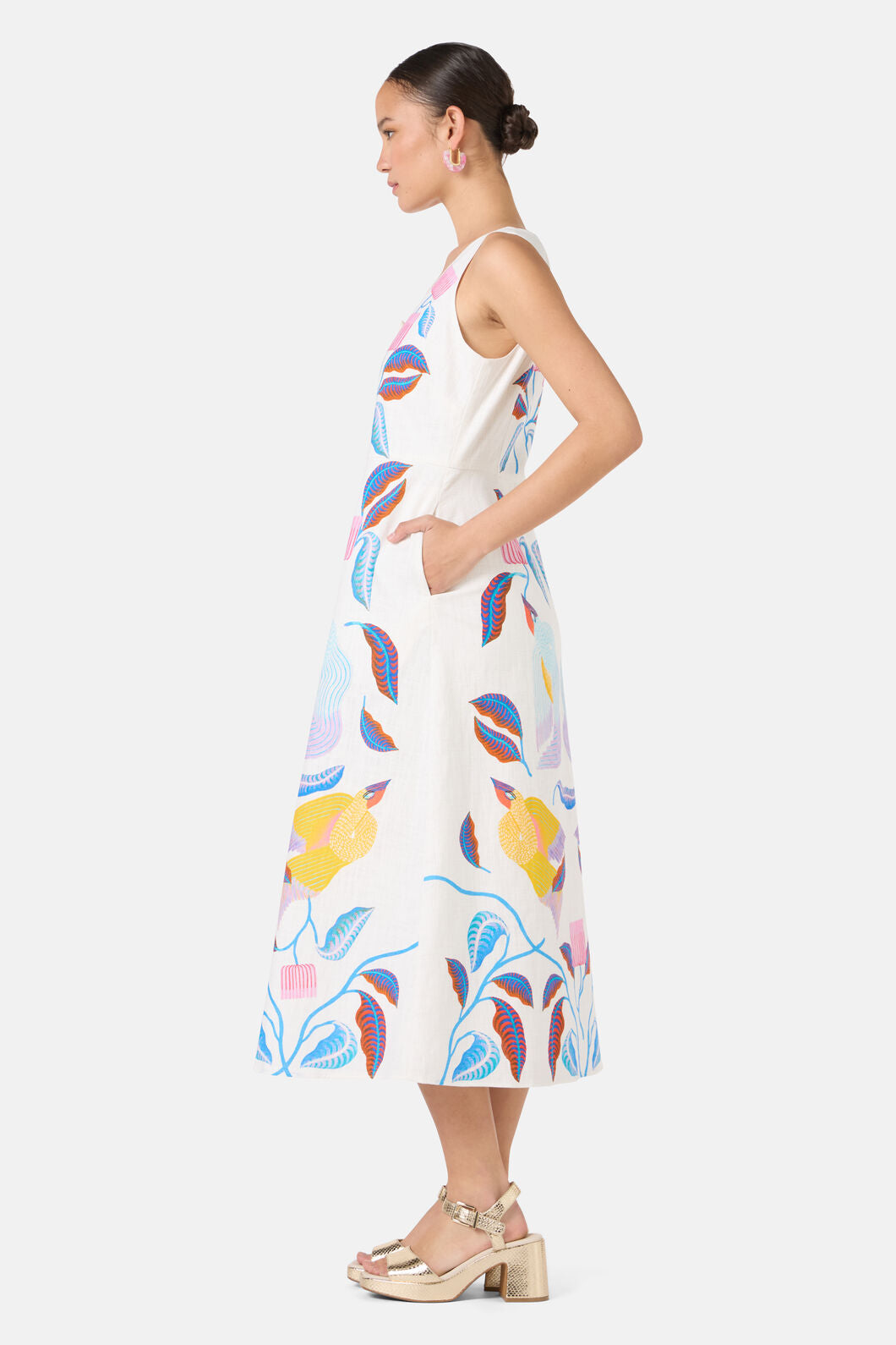 Gorman NZ - Past Lover Print Midi Dress - print