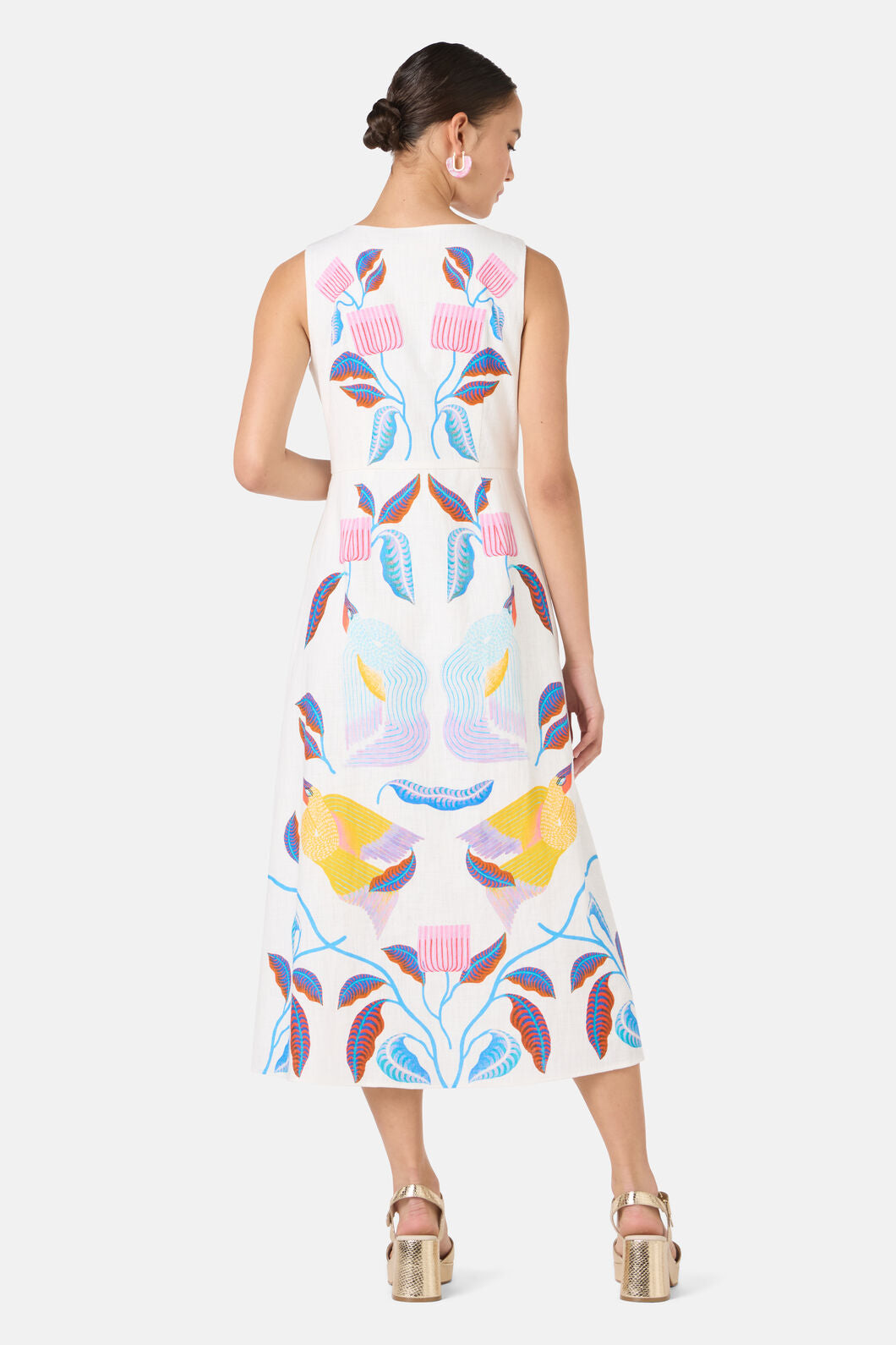 Gorman NZ - Past Lover Print Midi Dress - print