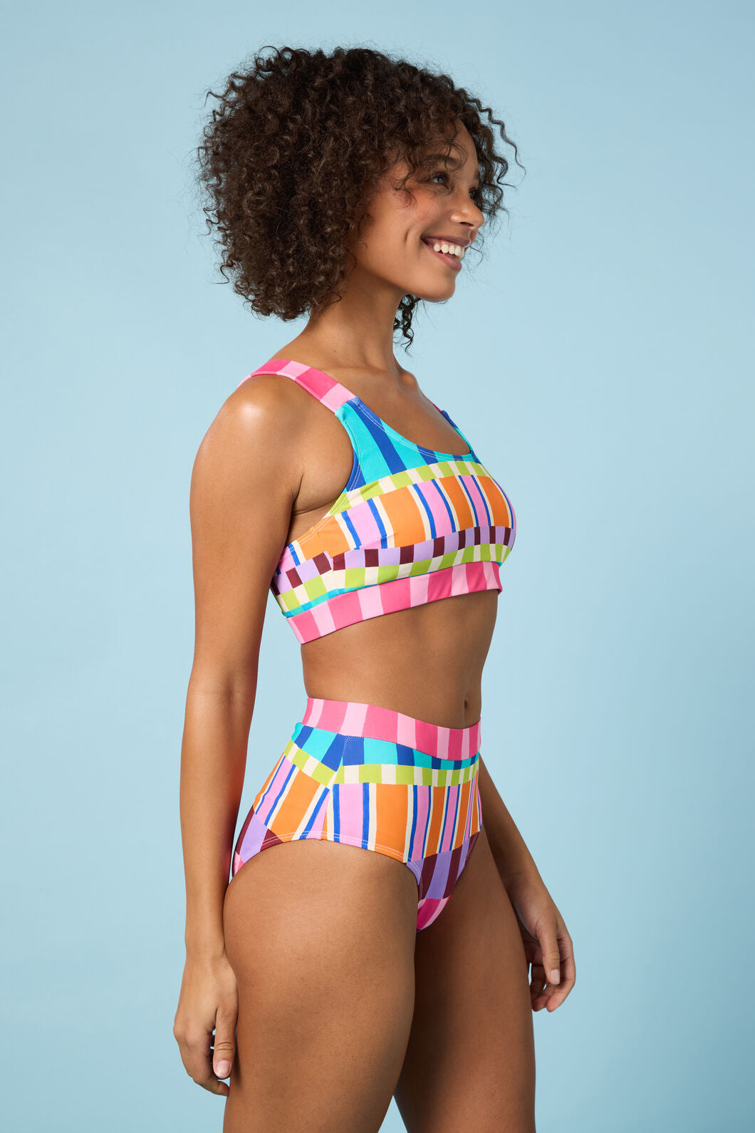 Gorman NZ - Holiday Stripe Bikini Bottom - print