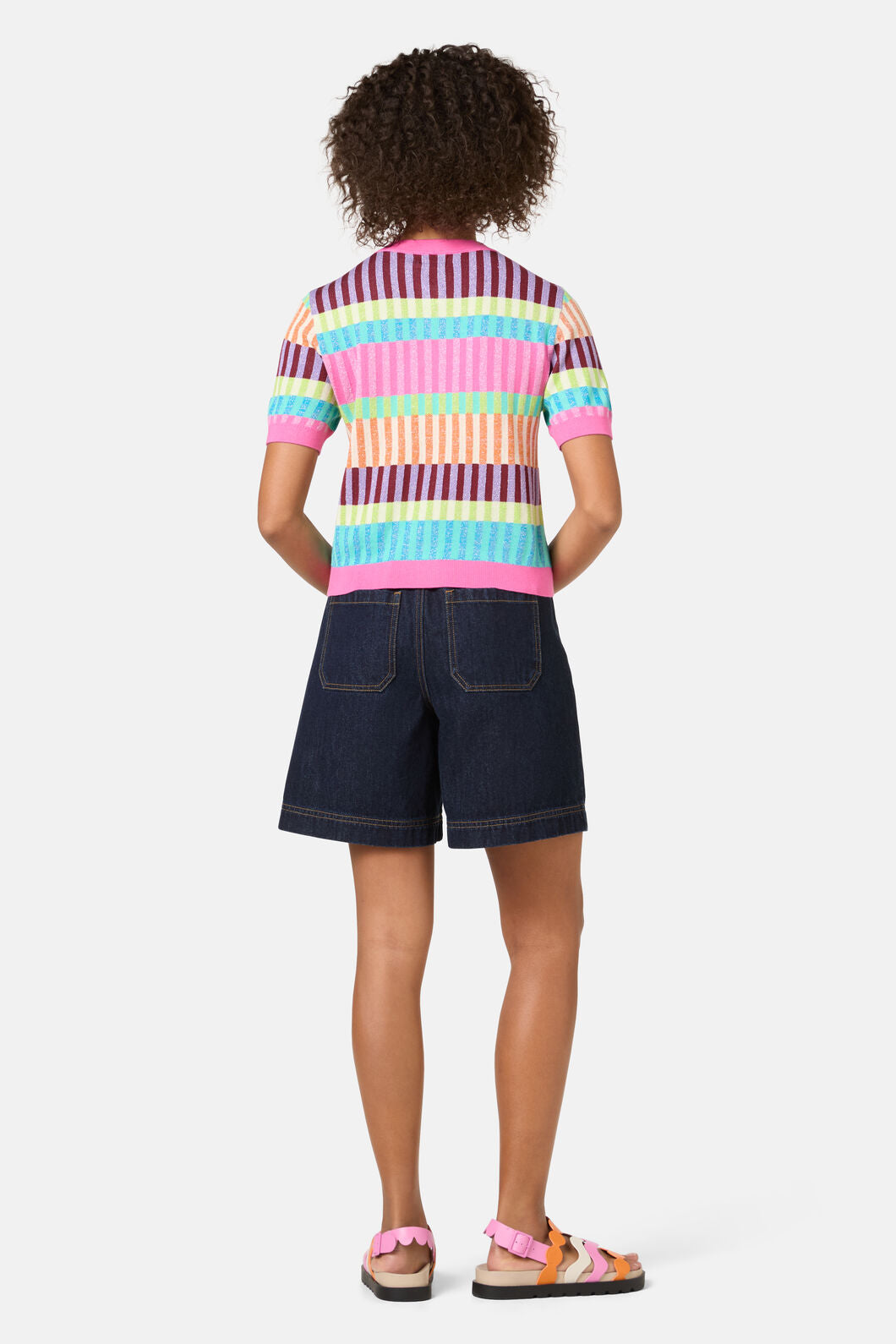 Gorman NZ - Holiday Stripe Cotton Cardigan - multi