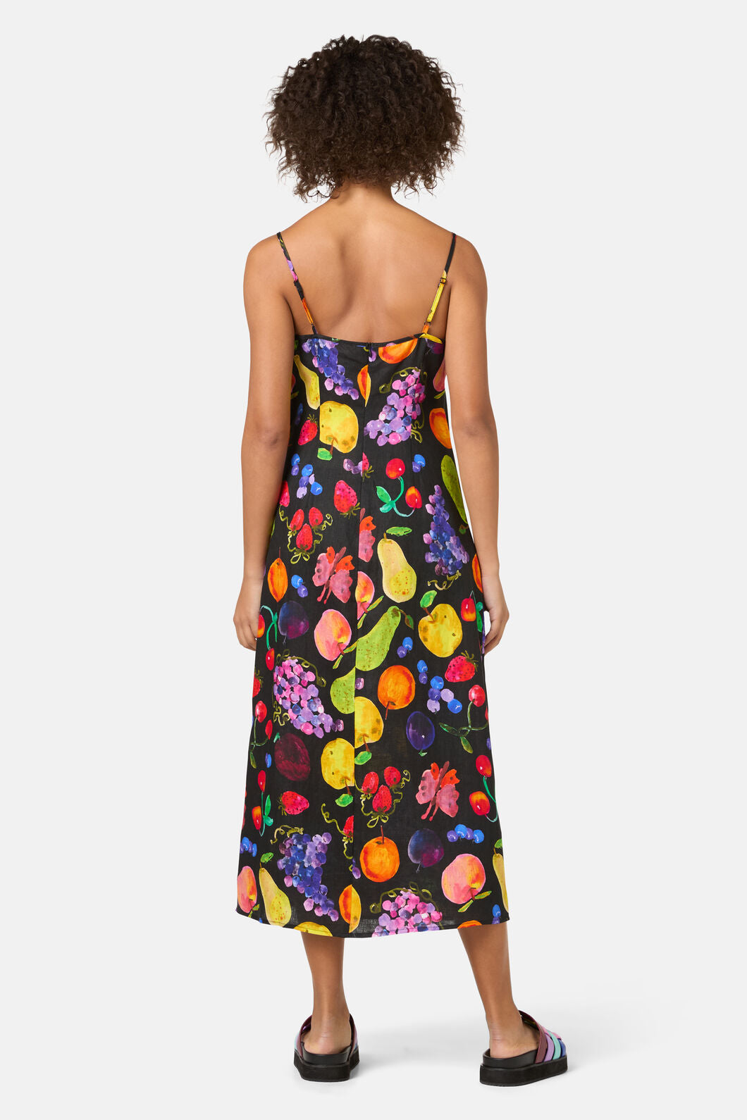 Gorman NZ - Fruit Party Linen Slip Dress - print