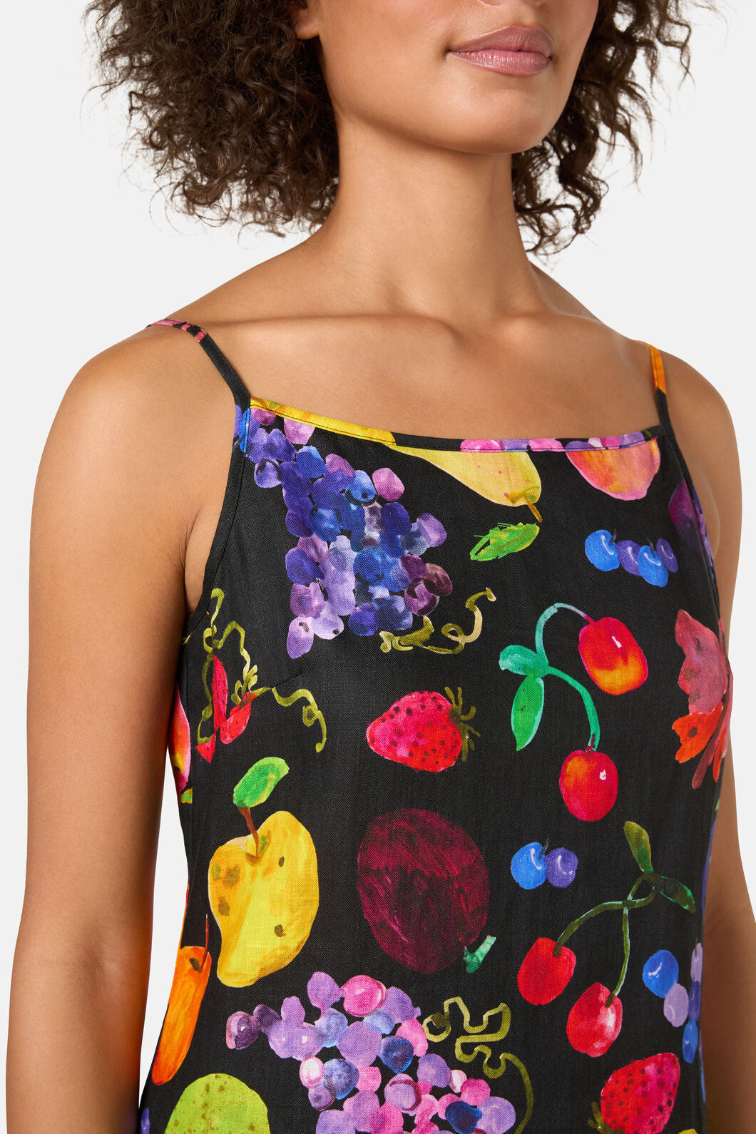 Gorman NZ - Fruit Party Linen Slip Dress - print