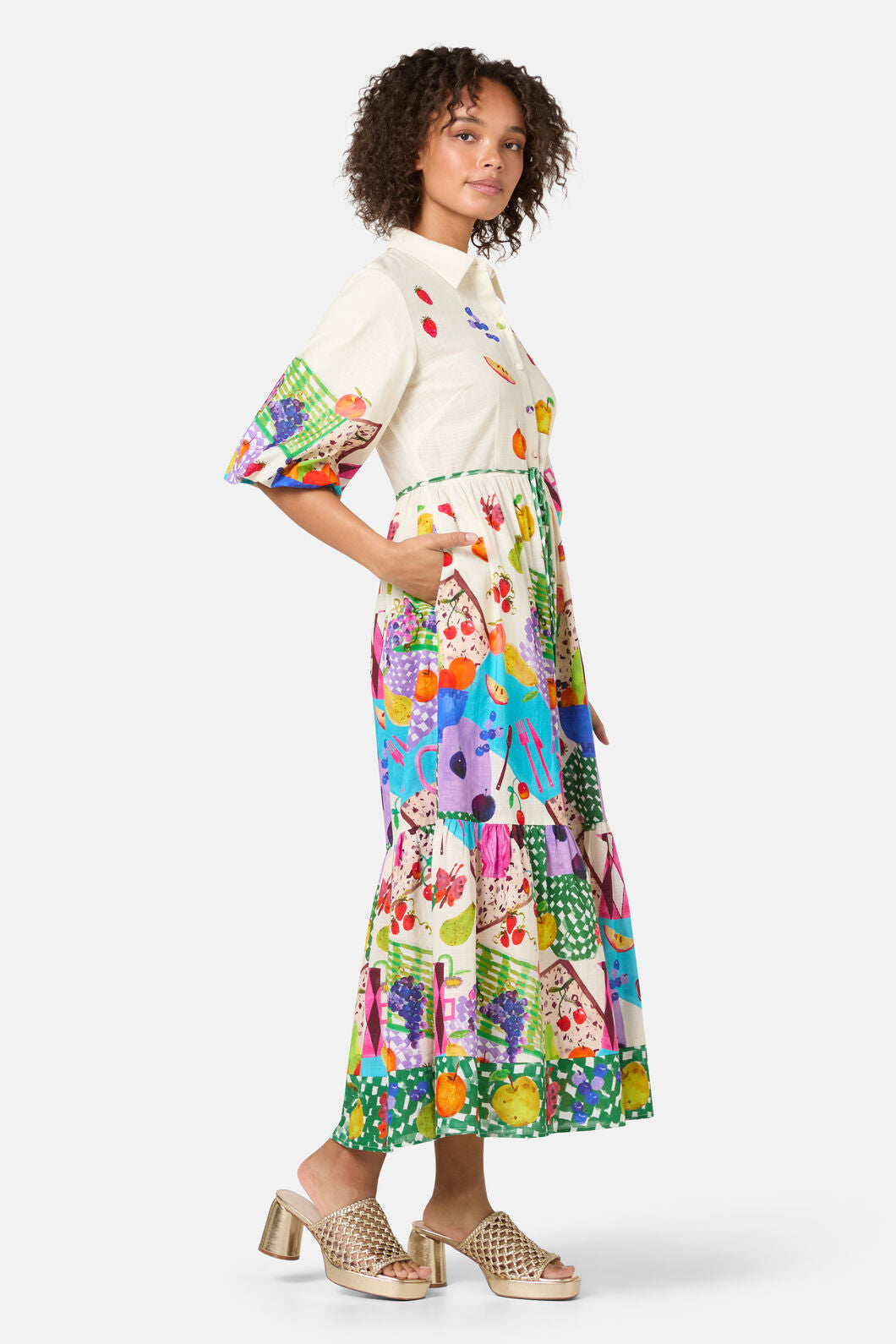 Gorman NZ - Fruit Party Print Shirt Dress - print