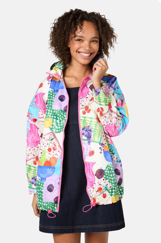 Gorman NZ - Fruit Party Print Raincoat - print