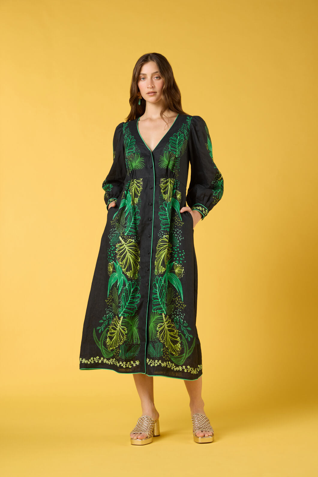 Gorman NZ - Tree Fern Print Party Dress - print