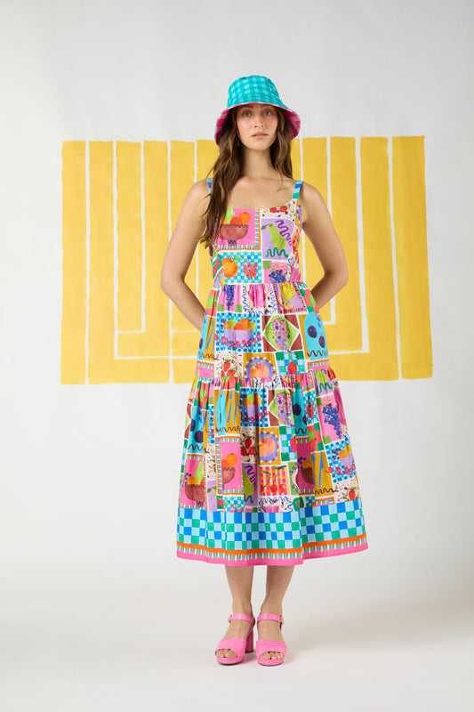 Gorman NZ - Fruit Party Print Long Dress - print