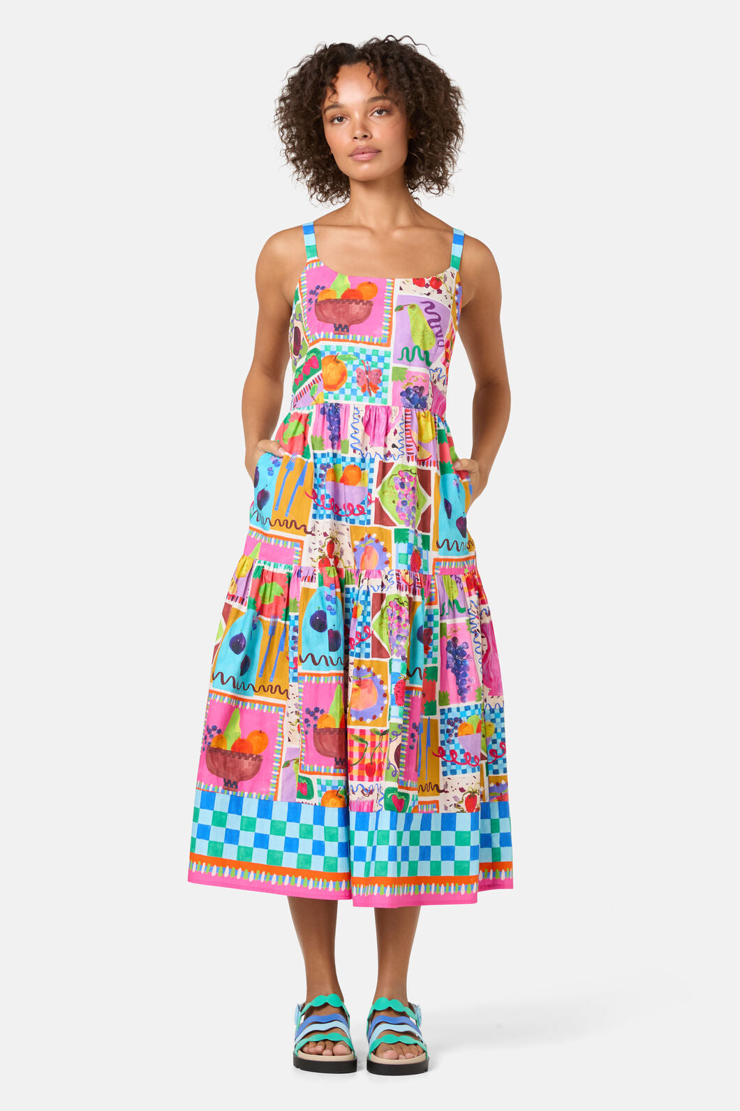 Gorman NZ - Fruit Party Print Long Dress - print