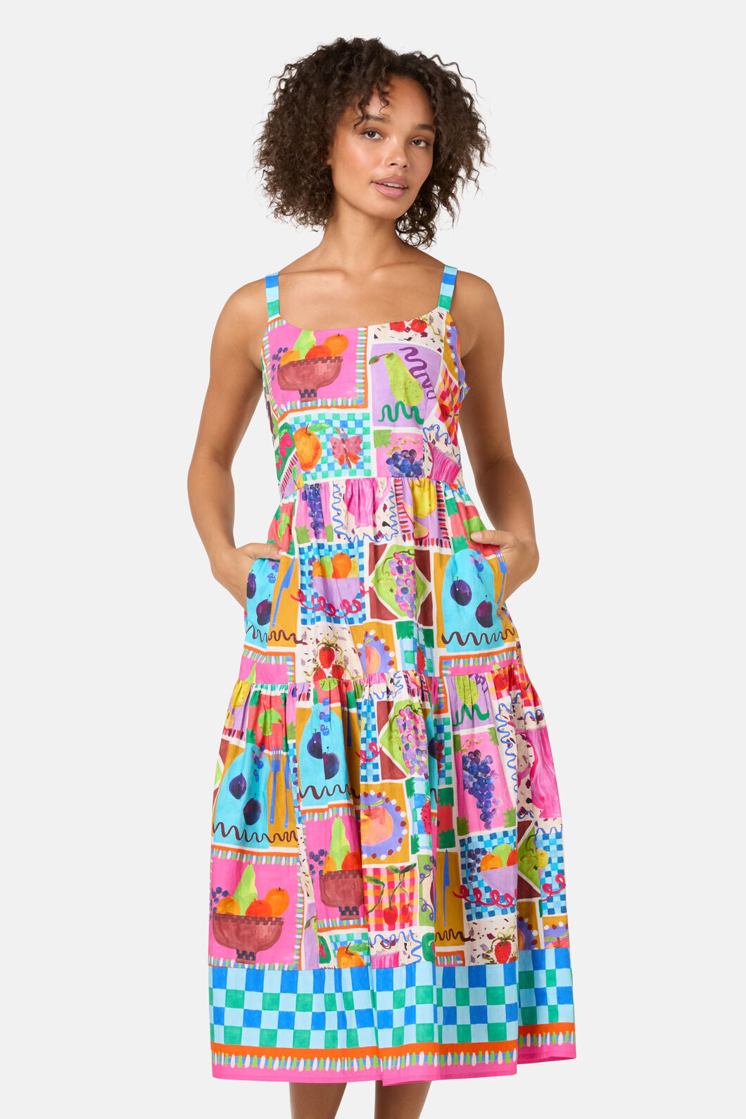 Gorman NZ - Fruit Party Print Long Dress - print