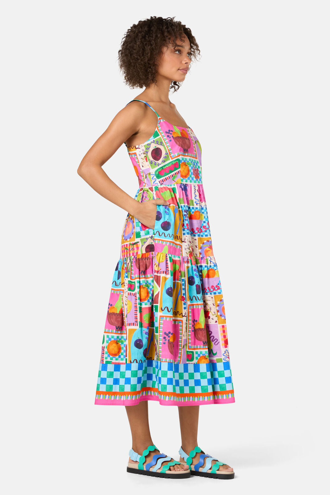 Gorman NZ - Fruit Party Print Long Dress - print